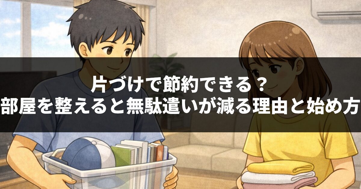 片づけで節約できる？部屋を整えると無駄遣いが減る理由と始め方