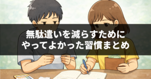 無駄遣いを減らすためにやってよかった習慣まとめ