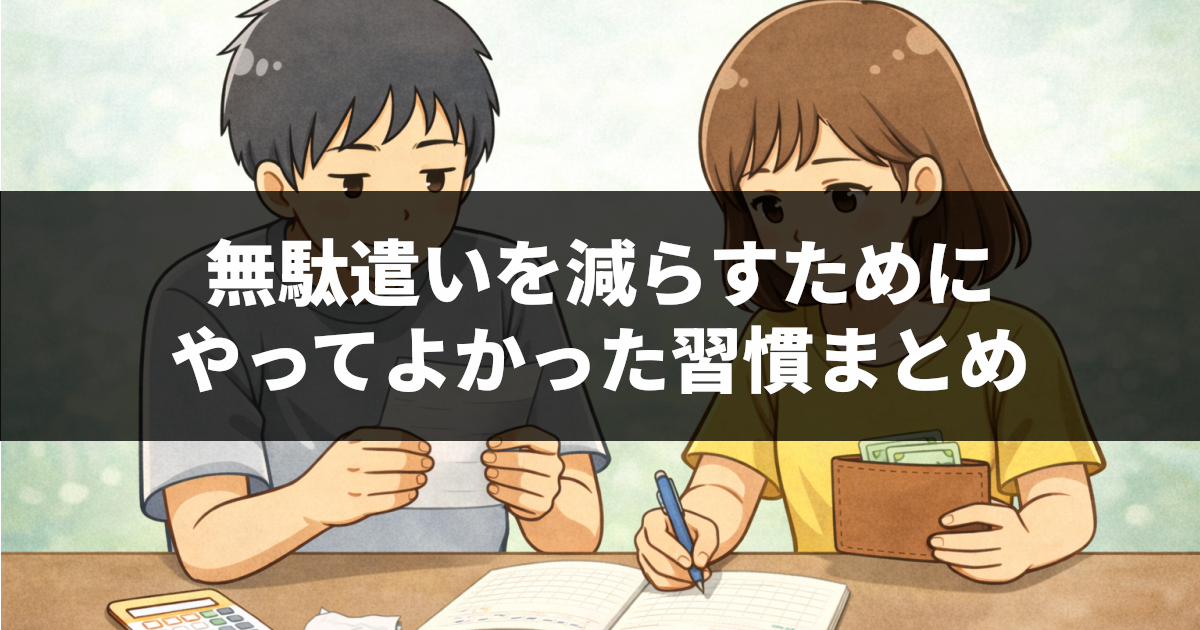 無駄遣いを減らすためにやってよかった習慣まとめ
