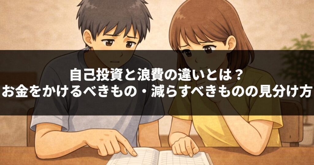 自己投資と浪費の違いとは？お金をかけるべきもの・減らすべきものの見分け方
