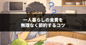 一人暮らしの食費を無理なく節約するコツ