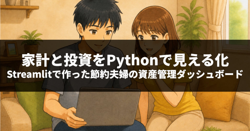 家計と投資をPythonで見える化｜Streamlitで作った節約夫婦の資産管理ダッシュボード